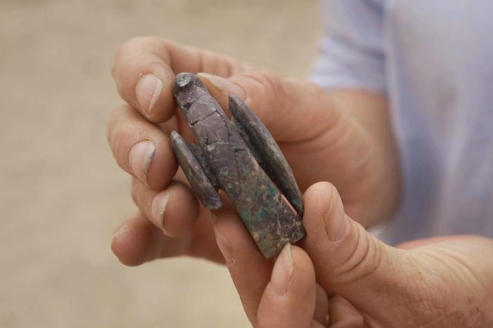 In Ancient Egypt, at the site of Nekhen, kings were recognized as living gods.