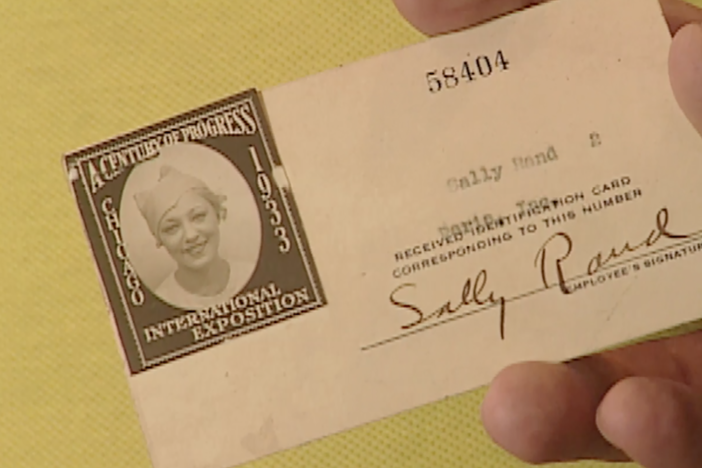 Appraisal: 1933 Sally Rand International Exposition ID, in Vintage Chicago.