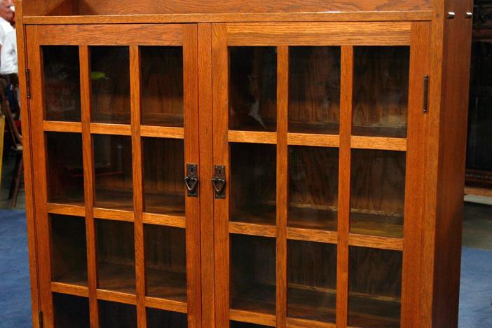 Appraisal: Gustav Stickley Bookcase, ca. 1914, from Spokane Hour 1.