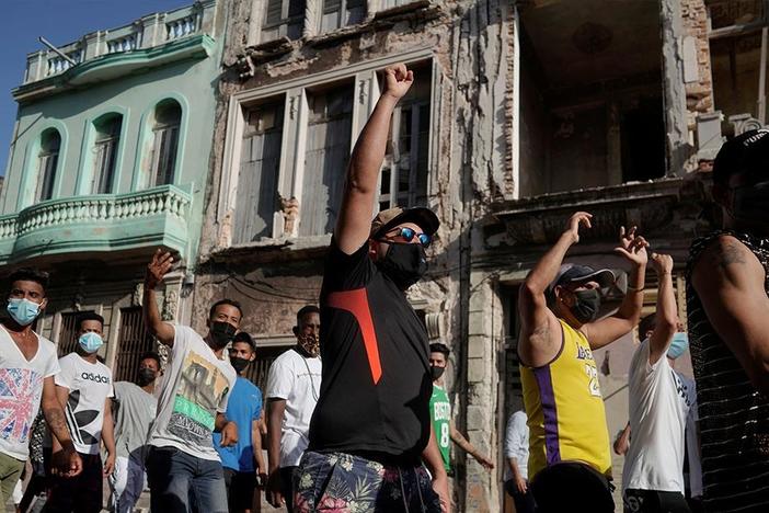 President Biden’s Latin American policies are challenged as protests spiral in Cuba, due t