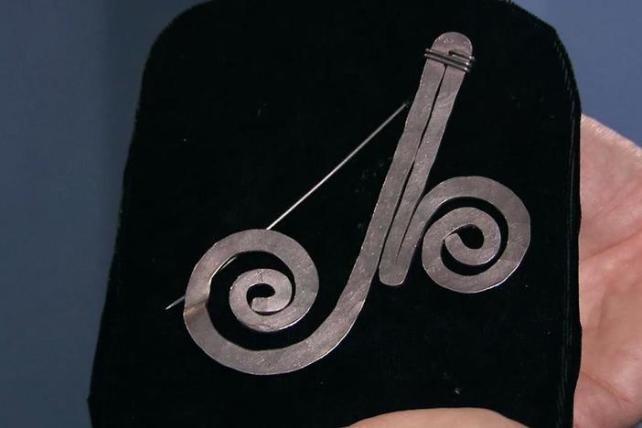 Appraisal: Alexander Calder Brooch, ca. 1958, from The Boomer Years.