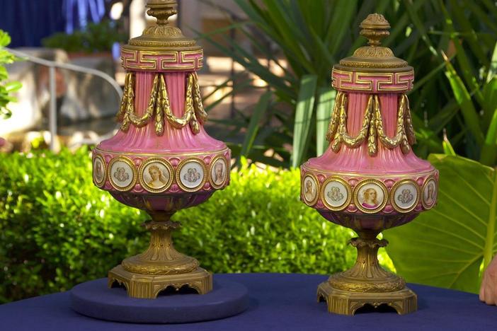Appraisal: Sèvres Porcelain Vases, ca. 1850