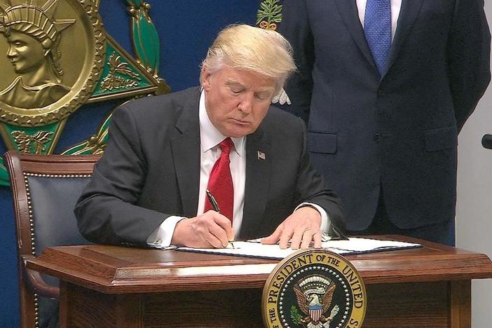 Ban on travel from six Muslim-majority countries temporarily blocked.