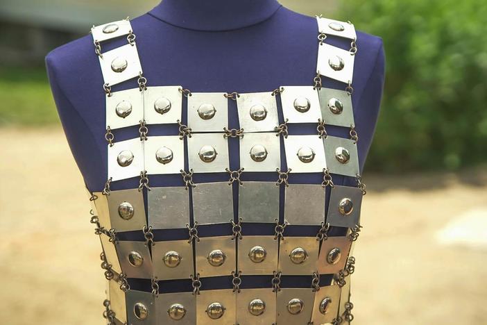 Appraisal: Paco Rabanne Aluminum Dress, ca. 1967