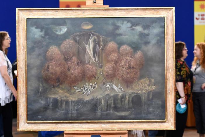 Appraisal: 1961 Leonora Carrington Painting, from Kooky & Spooky.