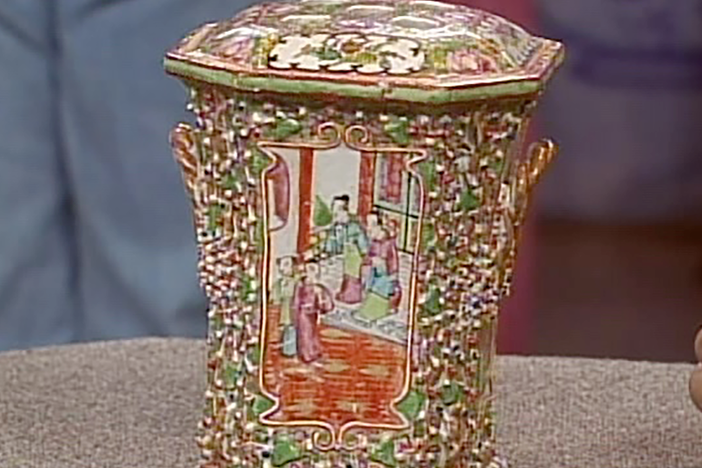 Appraisal: Chinese Export Bough Pot, ca. 1850, in Vintage Birmingham.