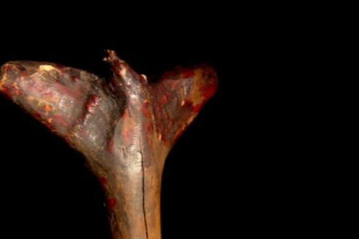 Was this wood club, found in an abandoned attic, once a gift to President Teddy Roosevelt?