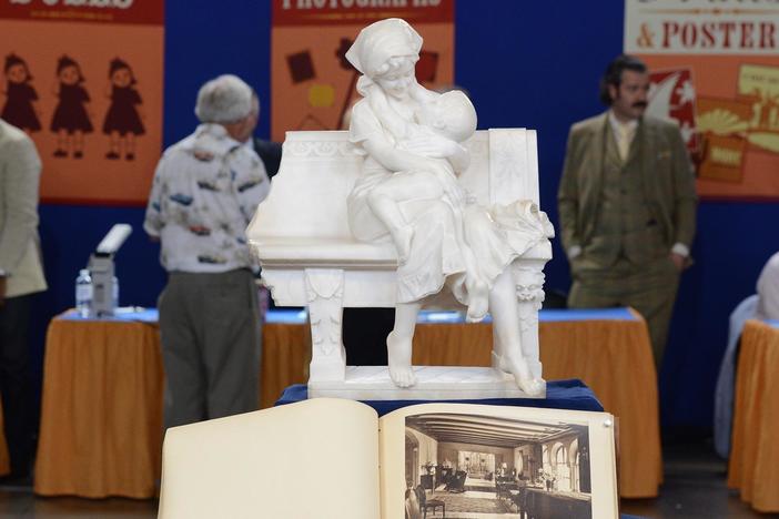 Appraisal: Emilio Fiaschi Marble Sculpture, ca. 1890, from Birmingham, Hour 1.