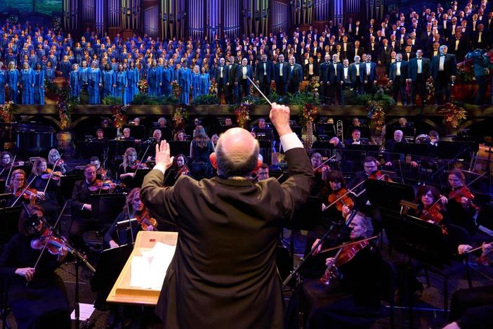 The Tabernacle Choir and Orchestra turn Beethoven’s “Ode to Joy” into a climactic tour de force.