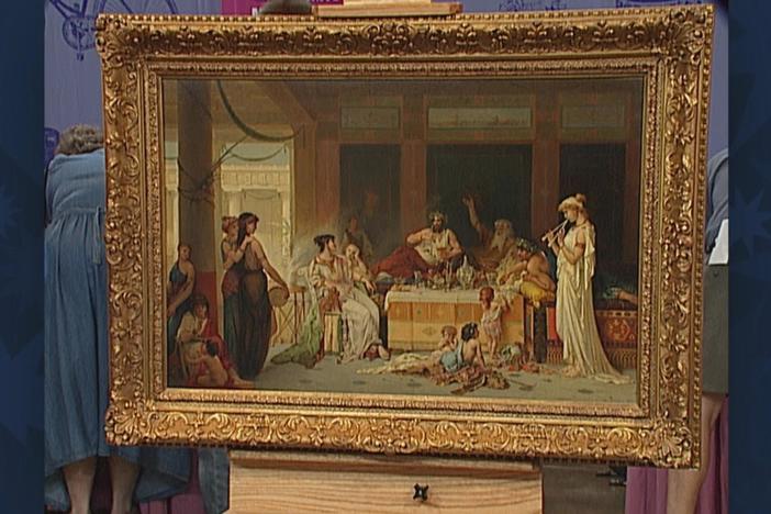 Appraisal: 1876 Joseph Coomans Oil, from Vintage Tulsa.