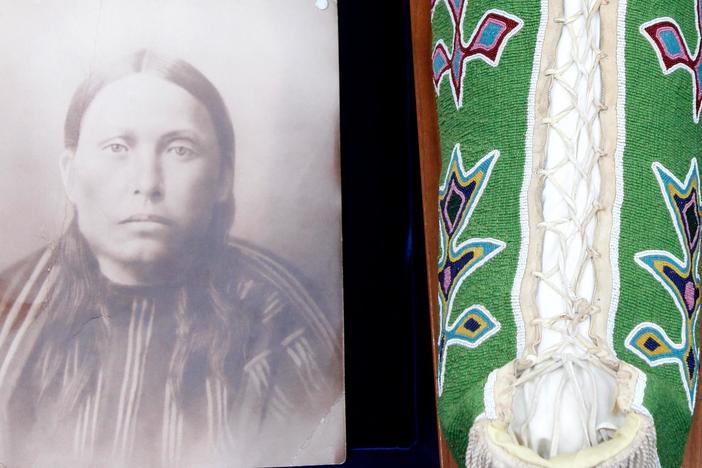 Appraisal: Kiowa Beaded Cradle, ca. 1910, from Junk in the Trunk 3.