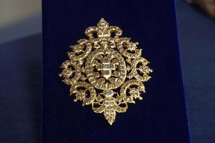 Appraisal: 18th-Century Diamond & Gold Badge, from Tucson Hr 2.