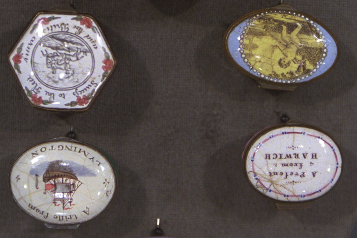 Appraisal: 18th C. Patch Boxes, from Vintage Cleveland.