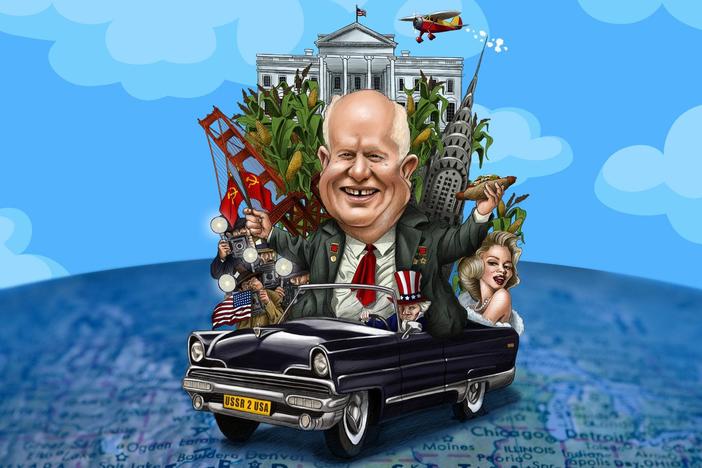 In 1959, Soviet Premier Nikita Khrushchev toured the U.S. Premieres Nov. 18 on PBS.
