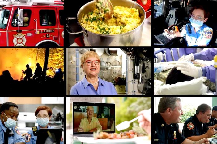 Watch the preview for Lidia Celebrates America: A Salute to First Responders.