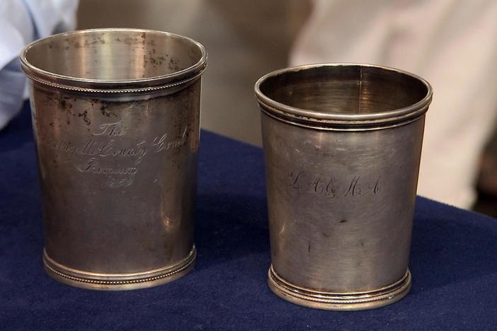 Appraisal: Louis zur Megede Silver Mint Julep Cups, from Albuquerque, Hour 2.