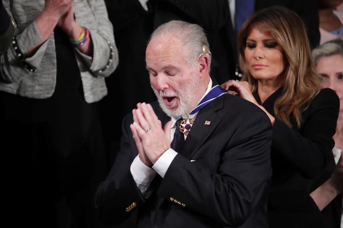 Conservative radio host Rush Limbaugh dies at 70