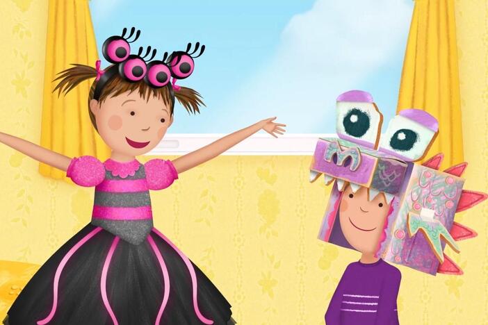 When all else fails, Pinkalicious and Peter have to scare Pinkftoot's hiccups away!