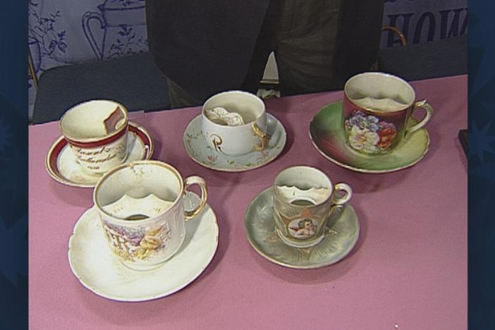 Appraisal: Mustache Cup Collection, ca. 1900, from Vintage Sacramento.