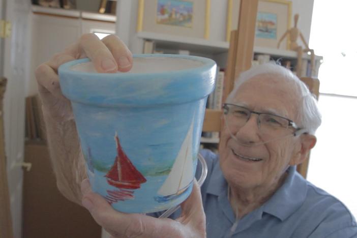The journey of Harry Somers, a Holocaust survivor, from hatred to beauty through painting.