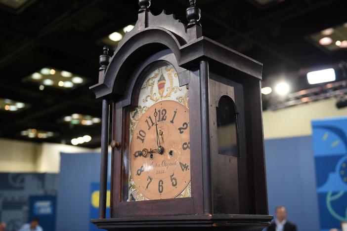Appraisal: John Osgood Tall Case Clock, ca. 1812, from Indianapolis Hour 3.