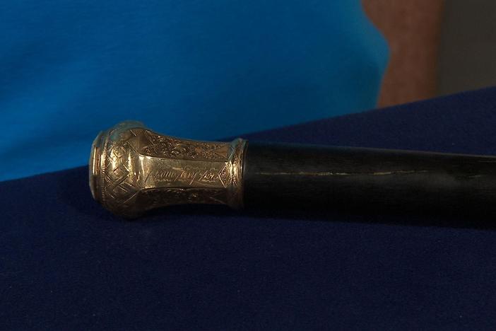 Appraisal: 1873 California Gold Quartz Presentation Cane, from Indianapolis Hour 3.