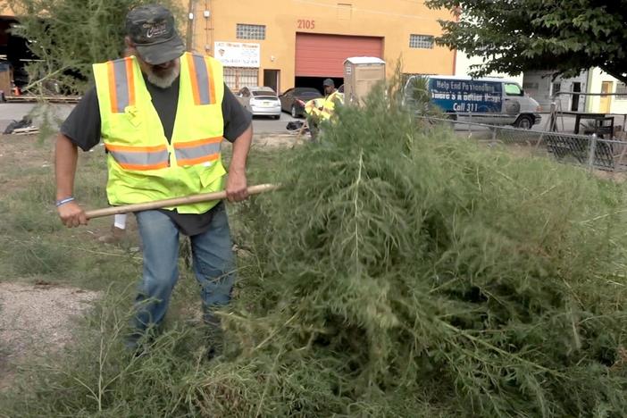 Program aims to employ panhandlers and provide them with resources.