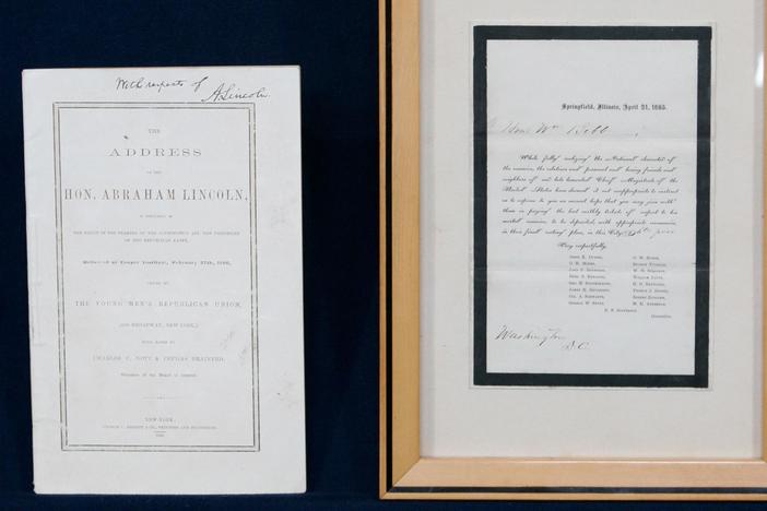 Appraisal: Abraham Lincoln-inscribed Speech & Funeral Invite