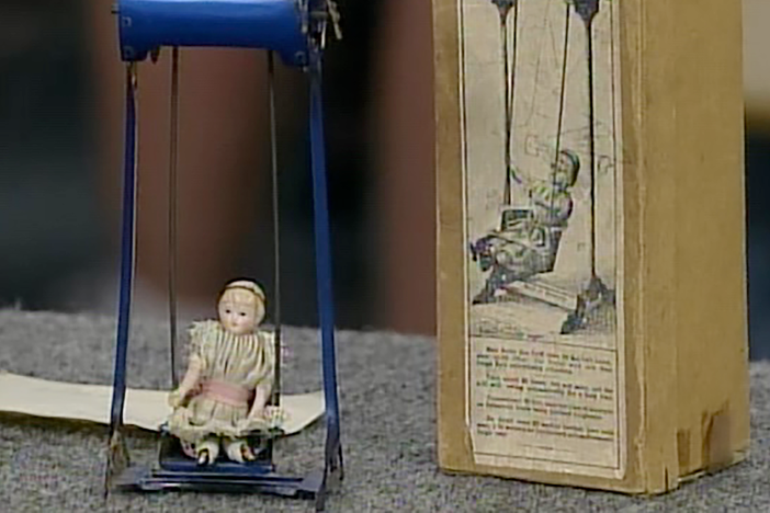 Appraisal: Lehmann Swing Windup Toy, ca. 1890, in Vintage Portland.