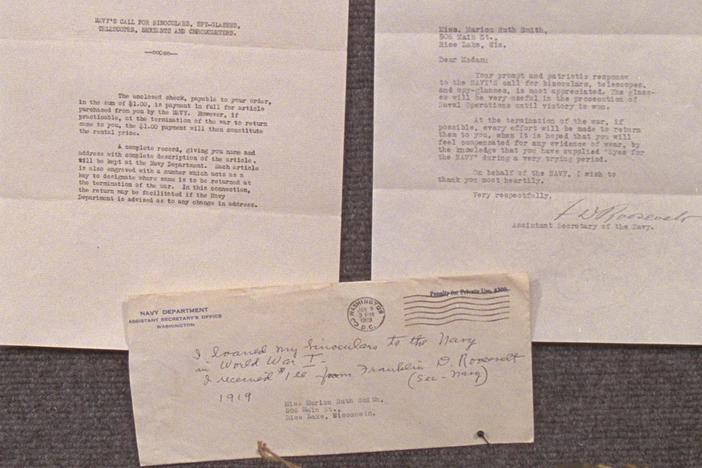Appraisal: WWI Binoculars & FDR Letters