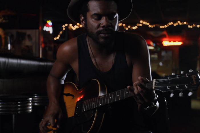 Musician Gary Clark Jr. performs on Two Trains Runnin.'