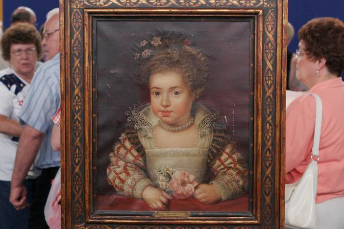 Appraisal: Souvenir Frans Pourbus Painting, ca. 1850