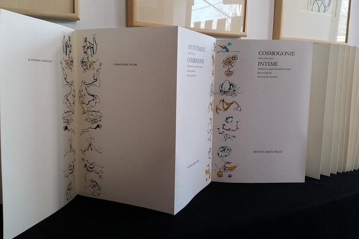 Husband James Schoonover on book artist Felicia Rice
