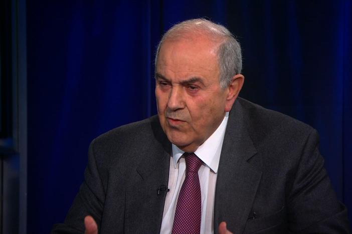 Former Prime Minister of Iraq Ayad Allawi discusses Iraq's role in U.S.-Iran tensions.