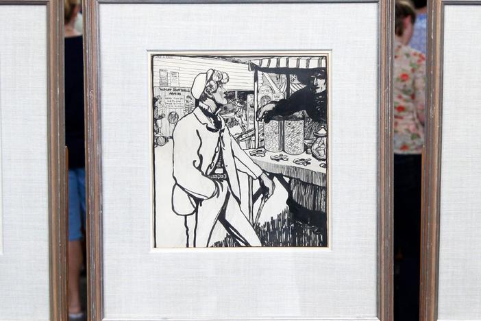 Appraisal: Jack B. Yeats Drawings, ca. 1900, from Myrtle Beach Hour 3.