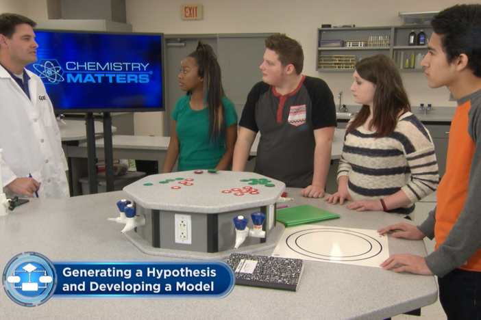 This segment explains how nuclear fission creates new elements.