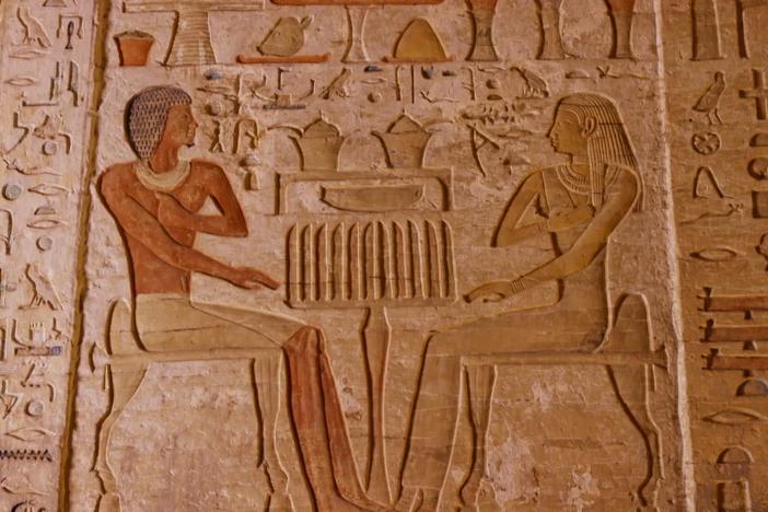 Research is revealing the hieroglyphic texts from within the tomb of an Egyptian scribe.