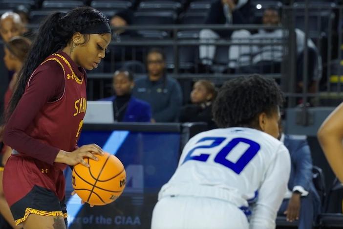 Celebrating Title IX and Black women in sports during the CIAA conference in 2022.