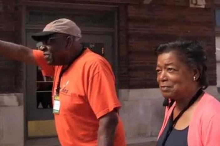The original Freedom Riders revisit the site of their 1961 arrest in Jackson, MS.