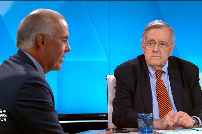 Shields and Brooks on Trump and foreign campaign help, Democratic debates