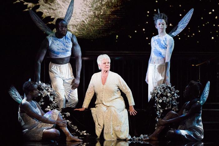 When Nick Bottom awakes Titania (Judi Dench) she immediately falls in love with him.