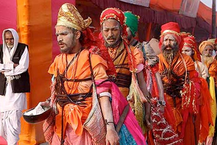 The world’s largest religious festival attracts millions of Hindu pilgrims.