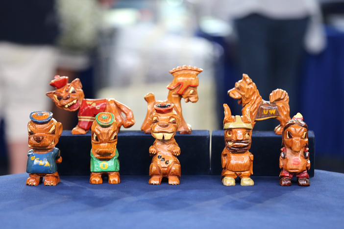 Appraisal: Carter Hoffman College Mascot Carvings, ca. 1950 from Portland, Hour 1.