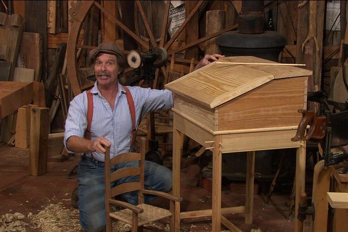 Give your butt joints a break with the tenons and dovetails that connect this pine standin