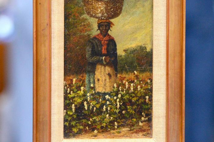 Appraisal: William Aiken Walker Oil Painting, ca.1880, from Birmingham, Hour 1.