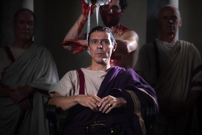 Caesar’s ambition turns to tyranny, and a handful of senators plot his downfall.