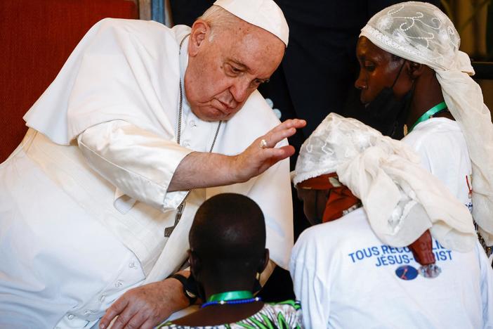 Pope calls for fighters to 'embrace mercy' in visit to Democratic Republic of the Congo