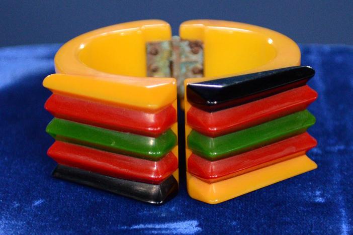 Appraisal: Philadelphia Bakelite Bracelet, ca. 1935, from Little Rock Hr 1.