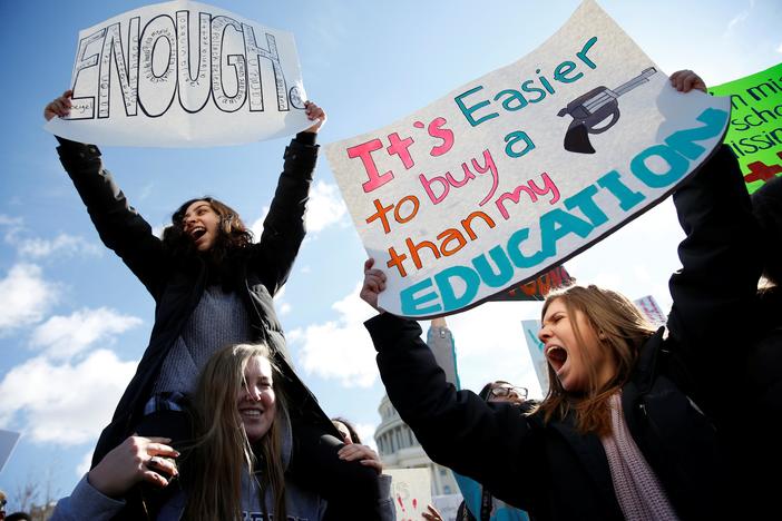 Students and other demonstrators across the country will protest gun violence Saturday.