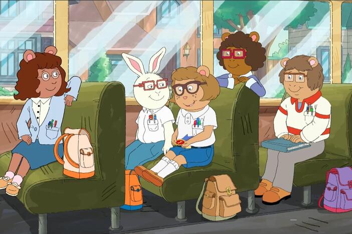 Buster learns what it would be like to be a genius./Arthur is upset with Buster for lying.